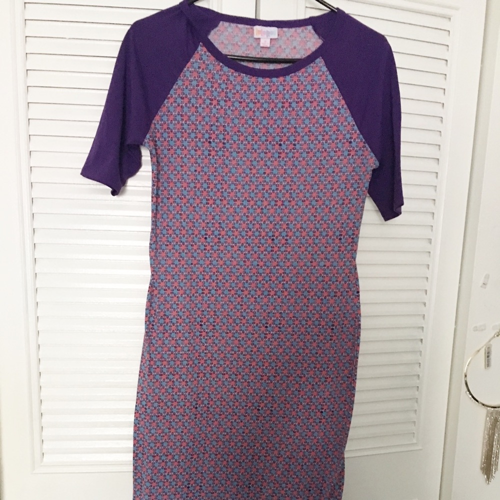 LulaRoe purple dress - Picture 1 of 7